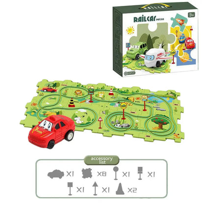 Race & Puzzle Kids Adventure Set