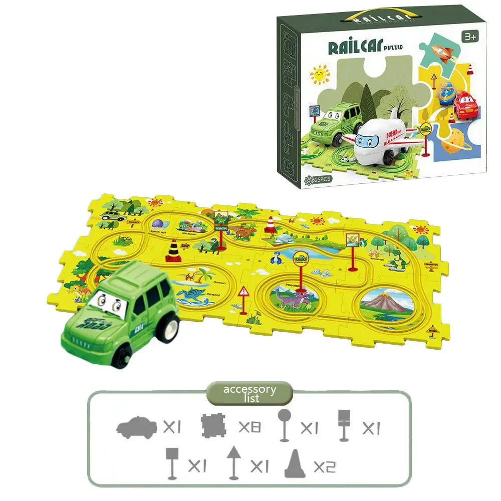 Race & Puzzle Kids Adventure Set