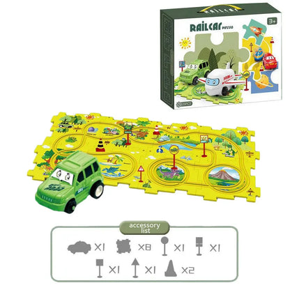 Race & Puzzle Kids Adventure Set