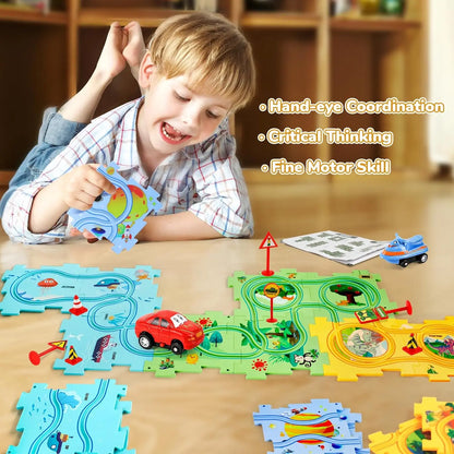 Race & Puzzle Kids Adventure Set