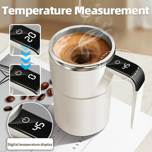 Magnetic Stirring Coffee Mug